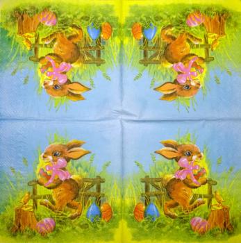 999.014 Hasen: unnatürlich - 3-lagig -  Paper Design